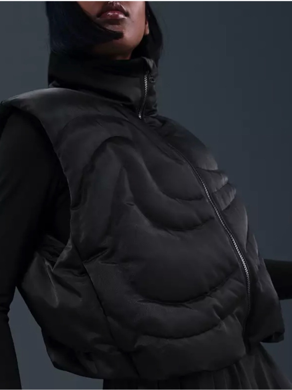 Nike Women's Sportswear Swoosh Series Oversized Down Vest $225 retails